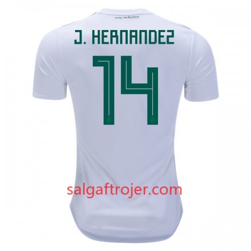 Mexico Fodboldtrøjer J.Hernandez 14 Udebanesæt VM 2018 Mexico Fodboldtrøjer J.Hernandez 14 Udebanesæt VM 2018